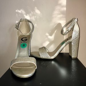 Guess Gold Glitter Heel